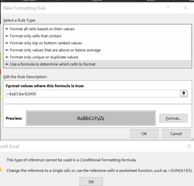 Highlight some cells in a row automatically