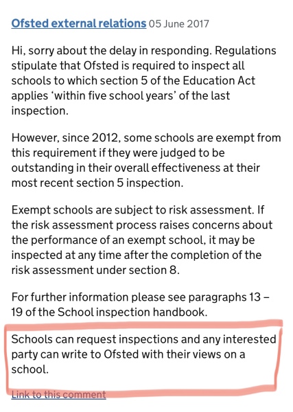 The fight back against OFSTED has begun - support needed