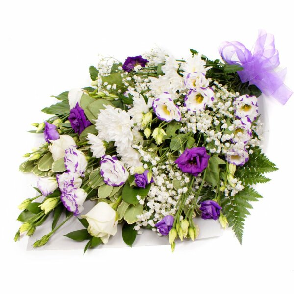 No words, just flowers for Claire .