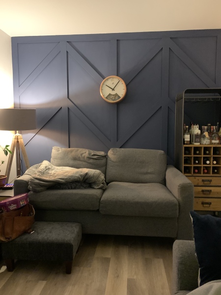 Blue living room - what blue?!