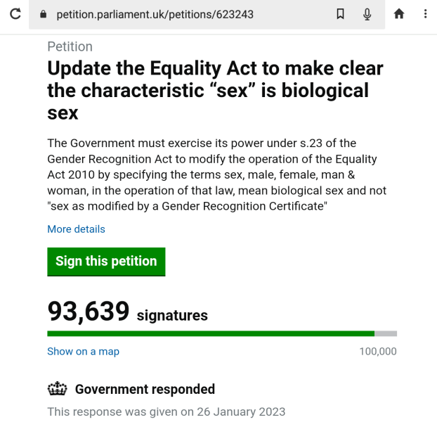Petition to Update the Equality Act / Thread 3