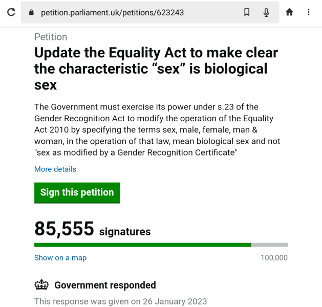 Petition to Update the Equality Act - thread 2