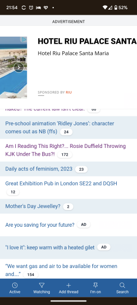 Ads covering a third of the page