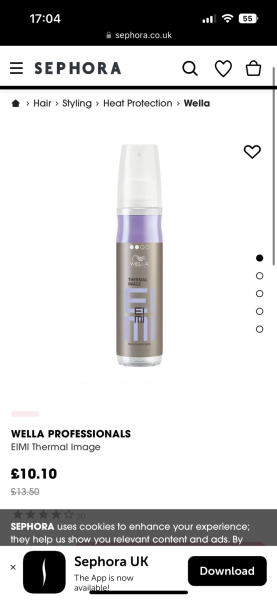 Heat protection spray that smells nice 