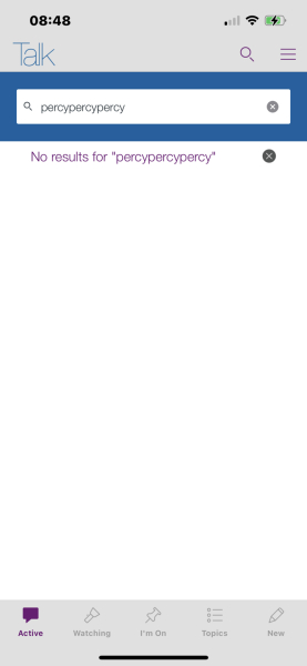 Unable to search on posters names ?