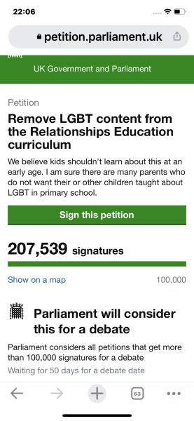 Government considering urgent review into ‘inappropriate’ sex education