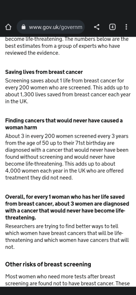Has anyone decided not to go for a routine mammogram?