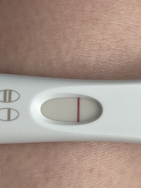 Faint positive but bleeding