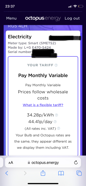 Octopus tracker tariff
