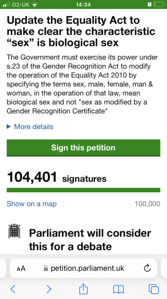Petition to Update the Equality Act / Thread 3
