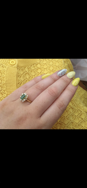 Please show me your emerald rings ? 