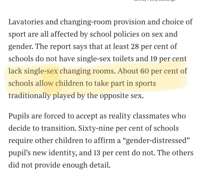 Schools ‘let pupils switch gender without informing parents’ - Policy Exchange Report