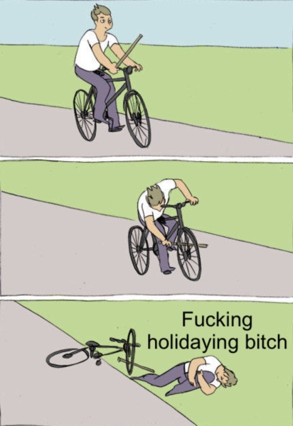 Avoiding an aquintance's holiday brags without coming off as a jealous hag