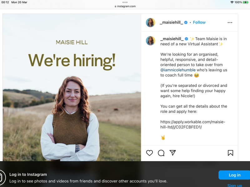 Job ad - no TERFS need apply