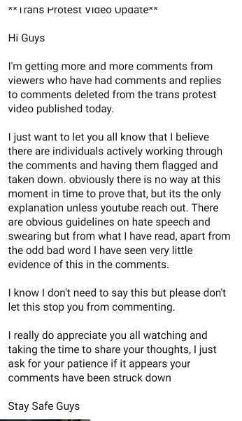 Lesbian Project meeting protested by men