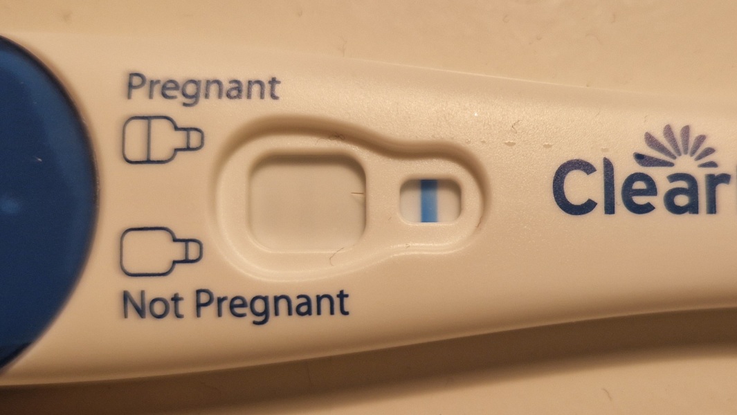 Out of date clear blue test... faint positive?
