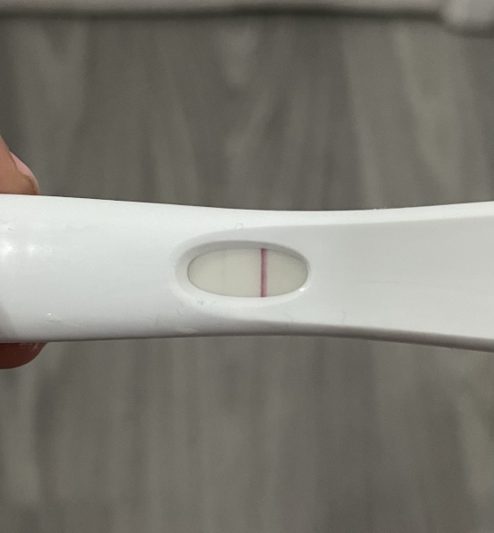 Positive?? Maybe something there, but period is a day late - what does this mean? 