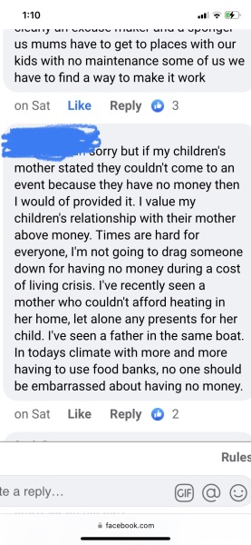 Paying ex to come to daughters birthday? 