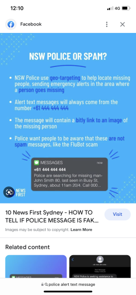 To wonder about the government warning to our phones.