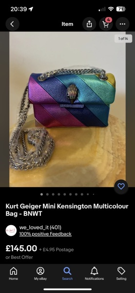 Multi coloured bag