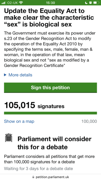 Petition to Update the Equality Act / Thread 3