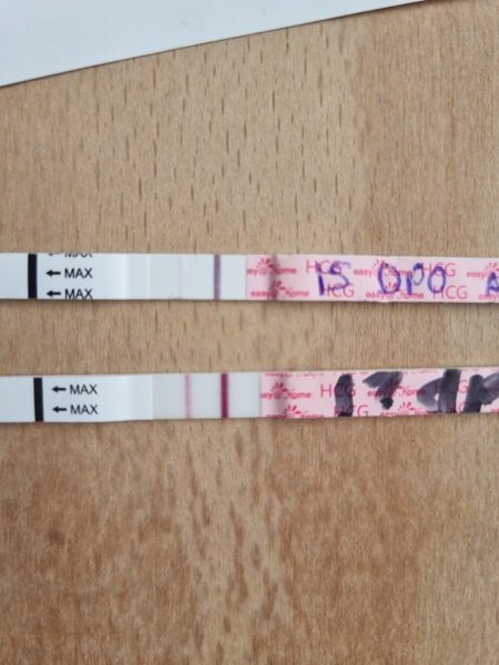 Pregnant after Ectopic! Faint line progression and pain! 