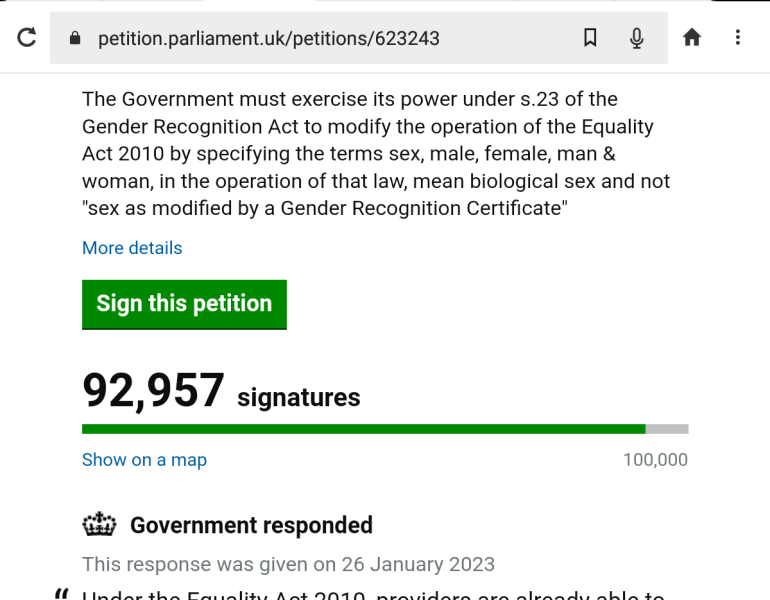 Petition to Update the Equality Act / Thread 3