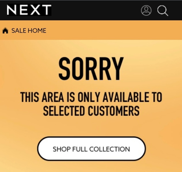 Can anyone see the Next sale preview? 