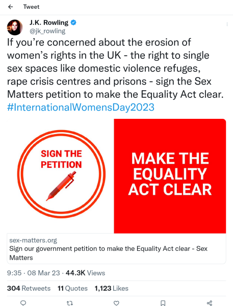 Petition to Update the Equality Act / Thread 3
