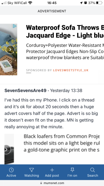 Ads now covering entire page ☹️