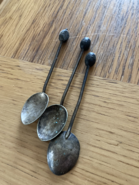 We inherited a tiny butter knife with its own sheath