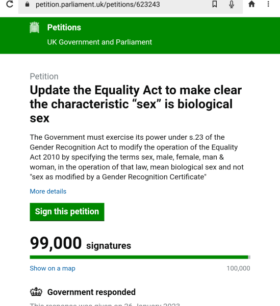 Petition to Update the Equality Act / Thread 3