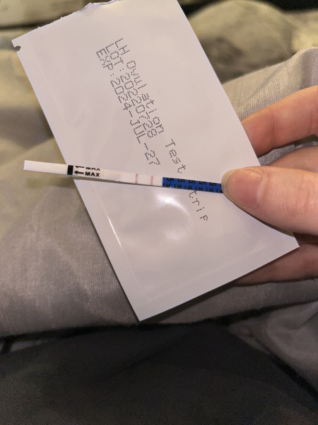 Is it true that a positive ovulation test will show a positive result if you're pregnant?