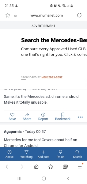 Ads covering a third of the page