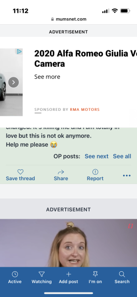 Ads covering a third of the page