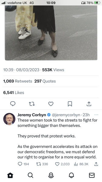 Most stupid centring of men on national women's day