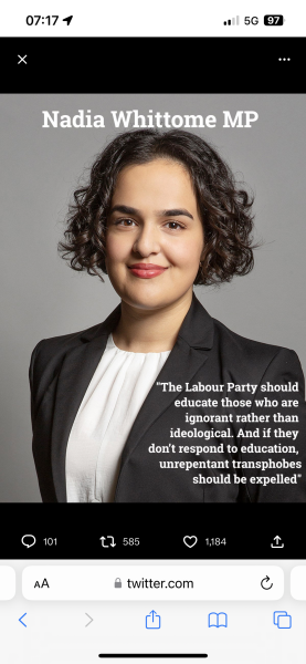 Starmer rowing back on self ID - what do we think?