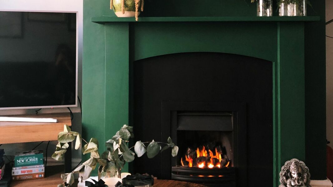 Paint a composite stone fire surround? 