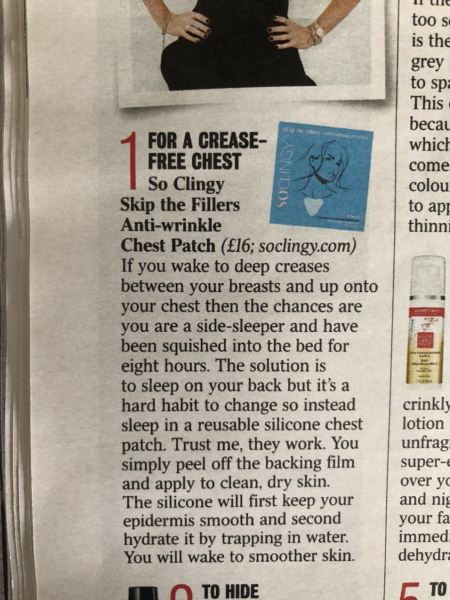 Does anyone use a decolletage pad for sleeping?