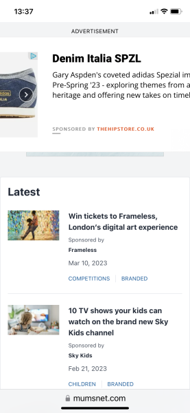 Ads now covering entire page ☹️