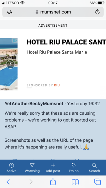 Ads now covering entire page ☹️