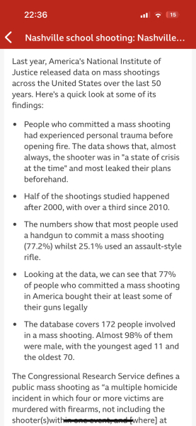Is the Trans shooter in Nashville Male or Female?