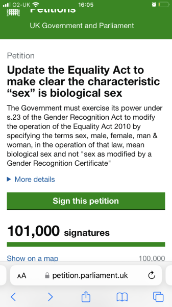 Petition to Update the Equality Act / Thread 3