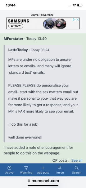 Petition to Update the Equality Act / Thread 3