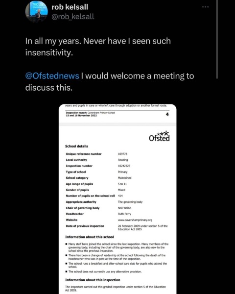 Ofsted needs to be abolished - further details