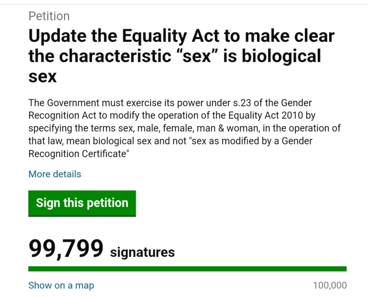 Petition to Update the Equality Act / Thread 3