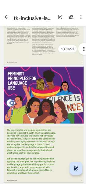 Oxfam inclusive language guide