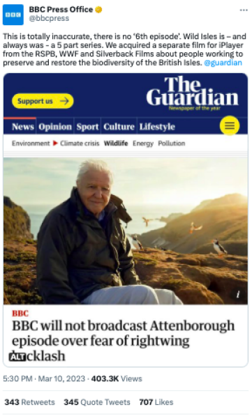 What is going on at the BBC right now?