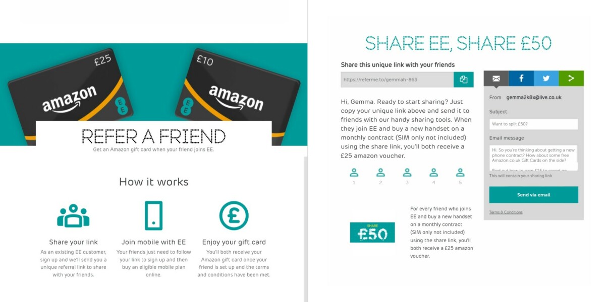 EE £50 giftcard 