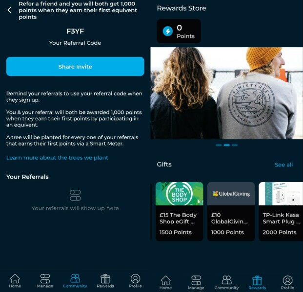 equiwatt earn giftcards from your electric 
